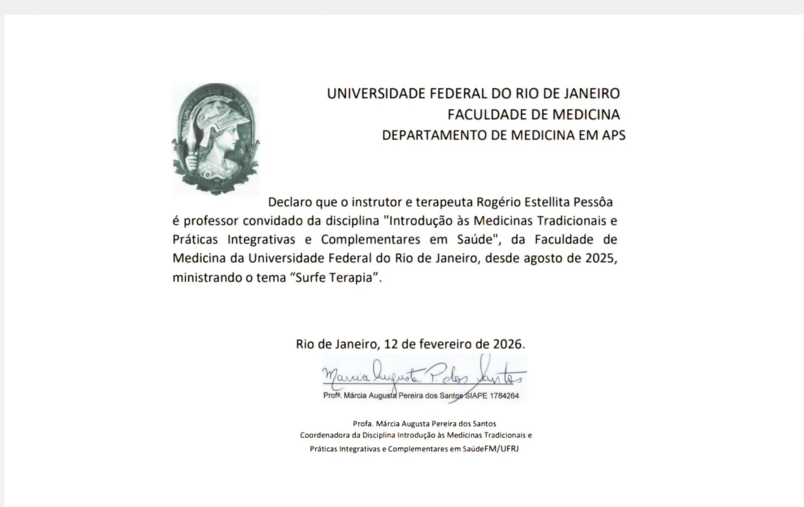 Declaração / diploma